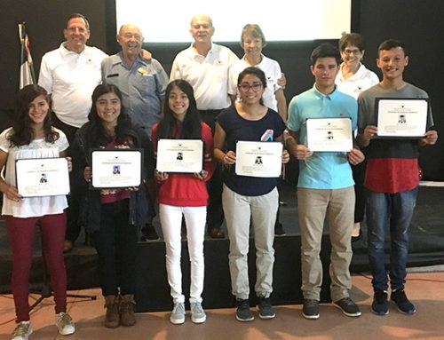 RISE Awards Students With Certificates and T Shirts